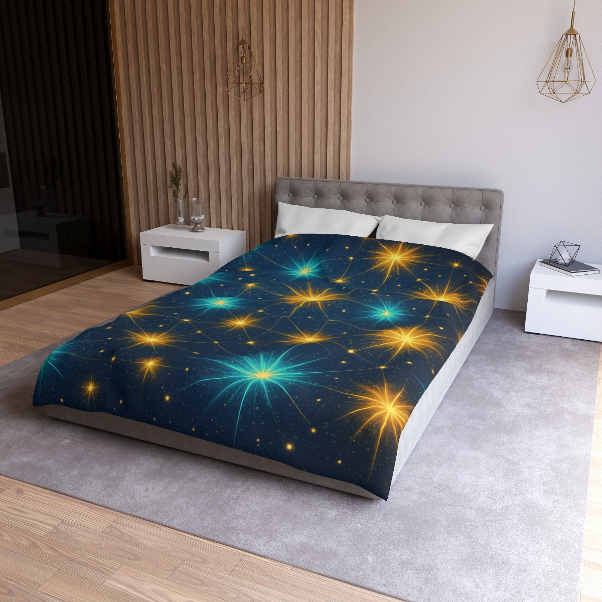 Starburst Lace Cluster stylish duvet covers