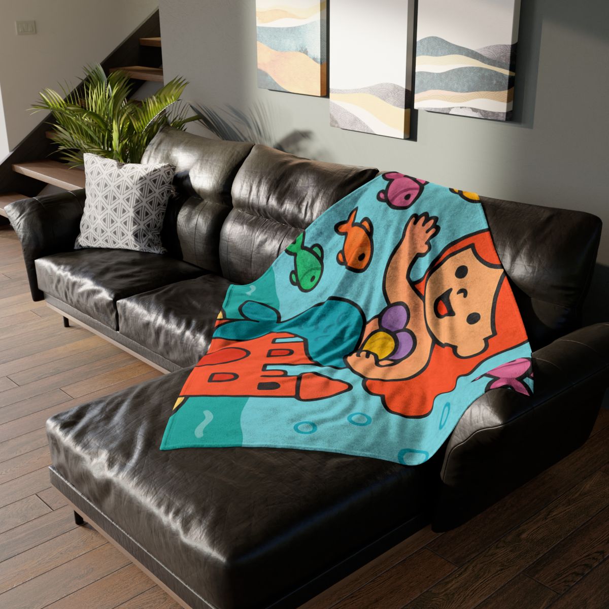 Coral Castle Mermaid warm winter blankets