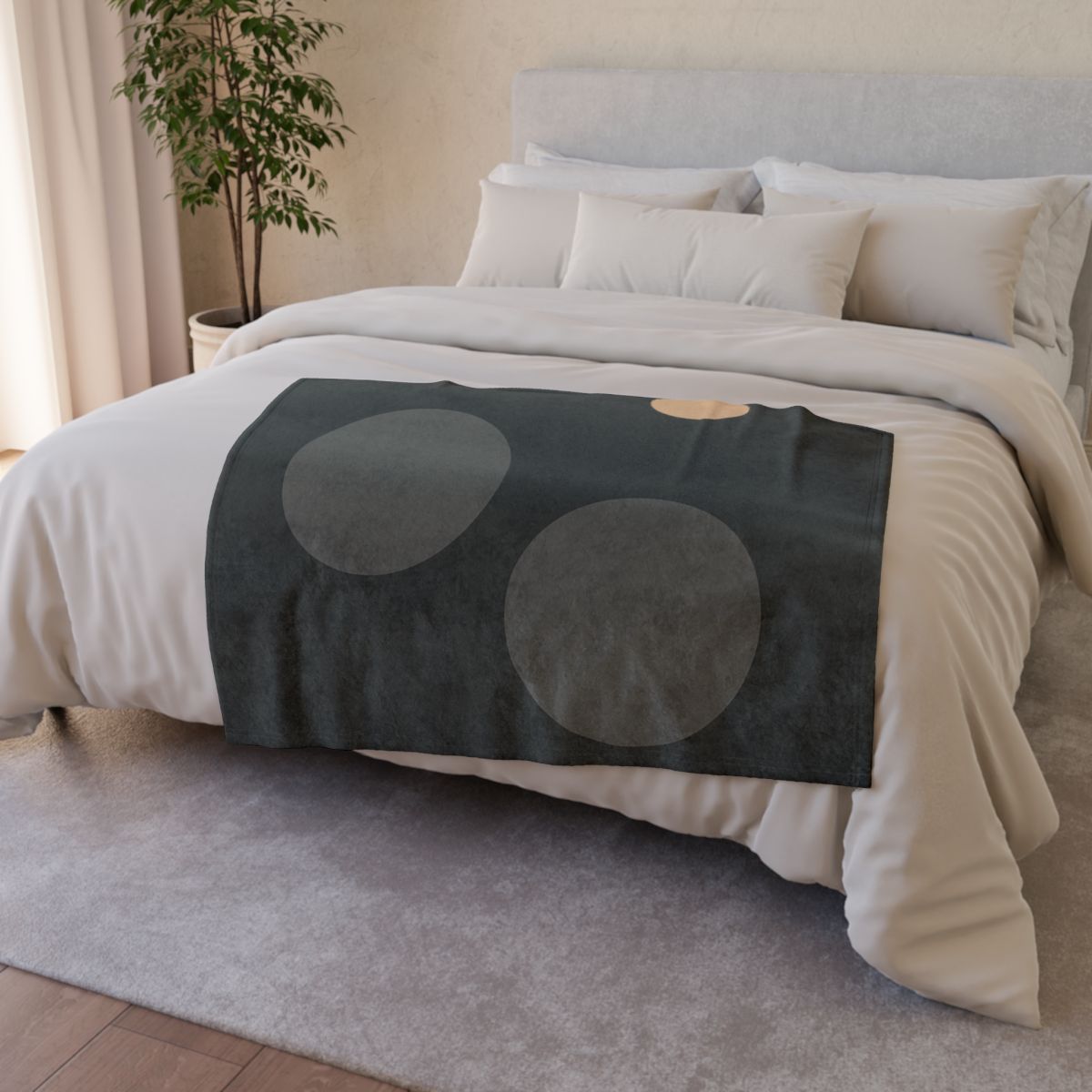Three Quiet Tokens With Open Center trendy patterned blankets
