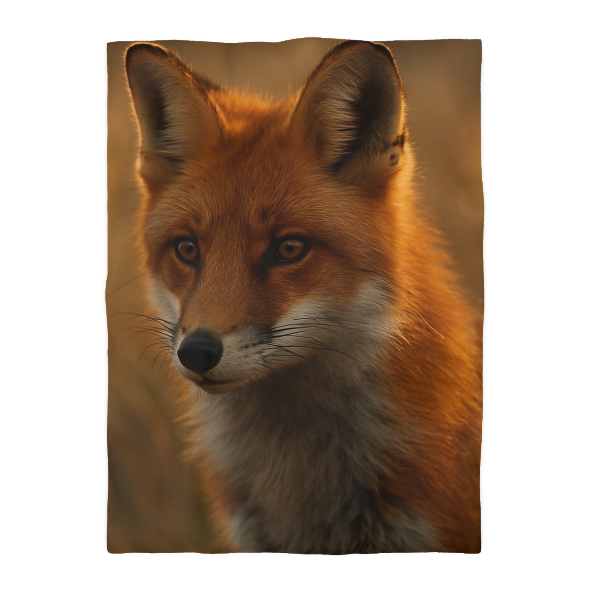 Crimson Whisper Red Fox custom duvets