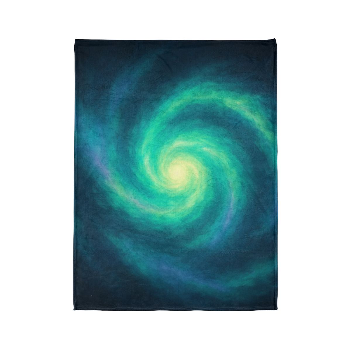 Aurora Halo Spiral personalized cozy blankets