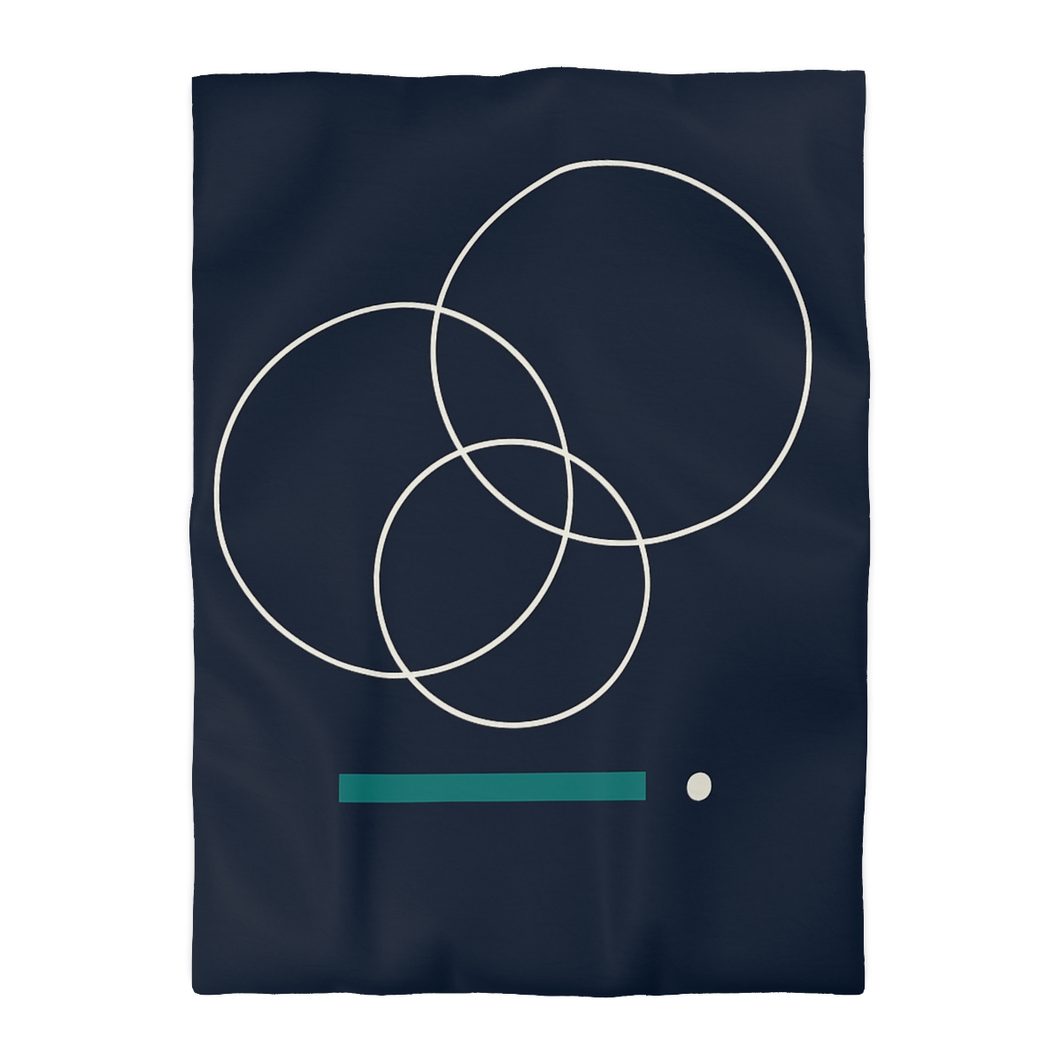 Staggered Rings And Anchored Bar designer printed duvets