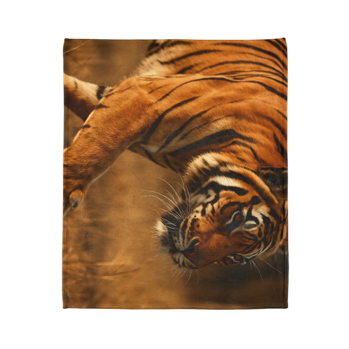 Forest Stalker Bengal Tiger designer printed blankets