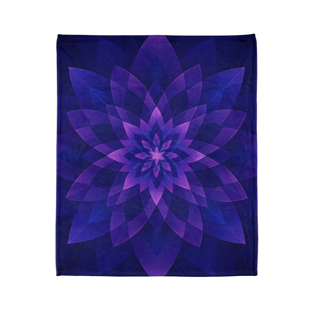 Petal Prism Overlap stylish throw blankets