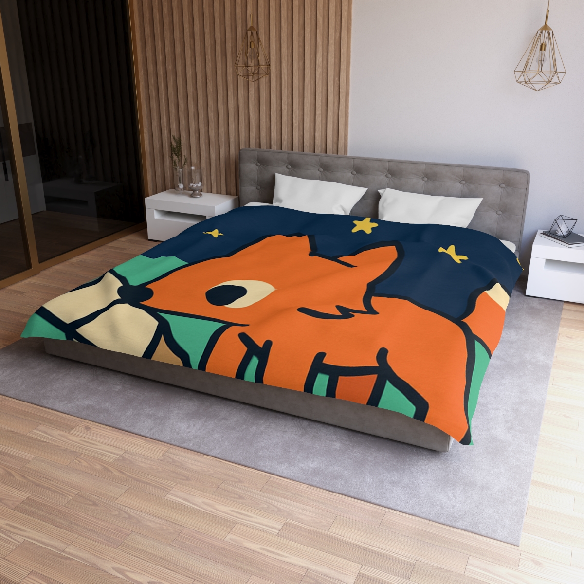 Starlight Safari Fox stylish duvet covers