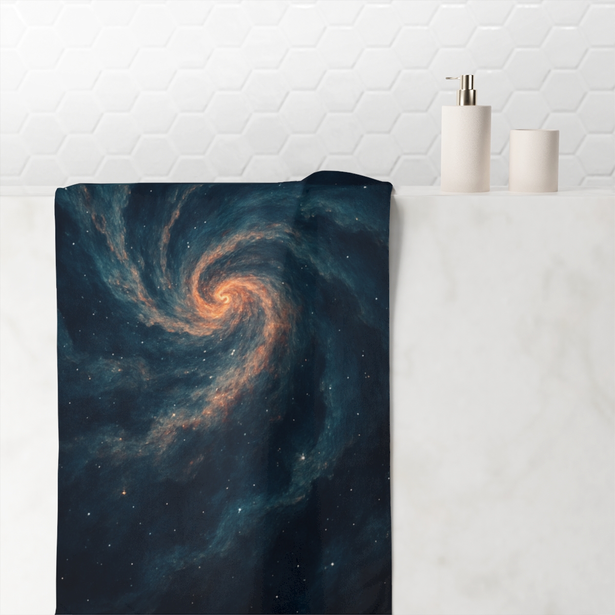 Nebula Spiral Tapestry decorative home towelscustom towels