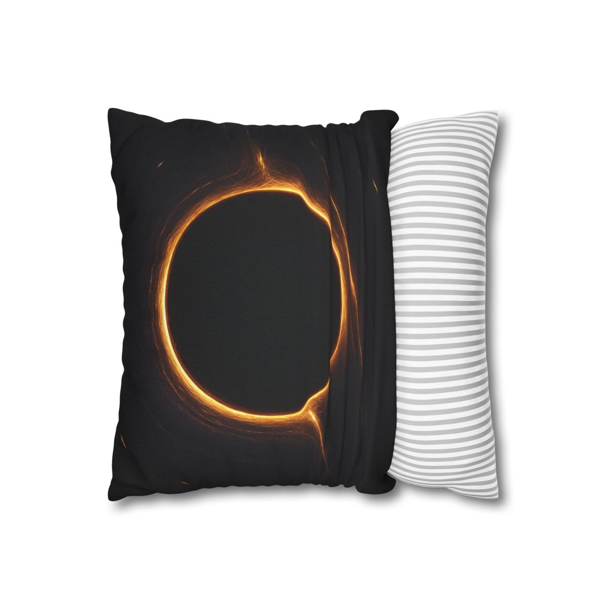 Black Hole Silhouette trendy patterned pillow cases