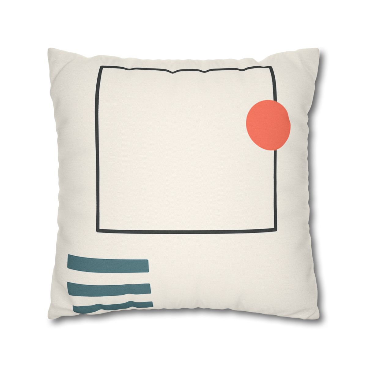 Quiet Orbit With Split Frame designer print pillow cases