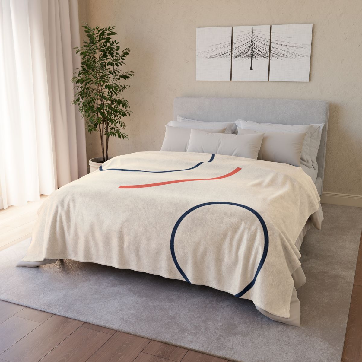Orbit Gap Circle Pair trendy patterned blankets