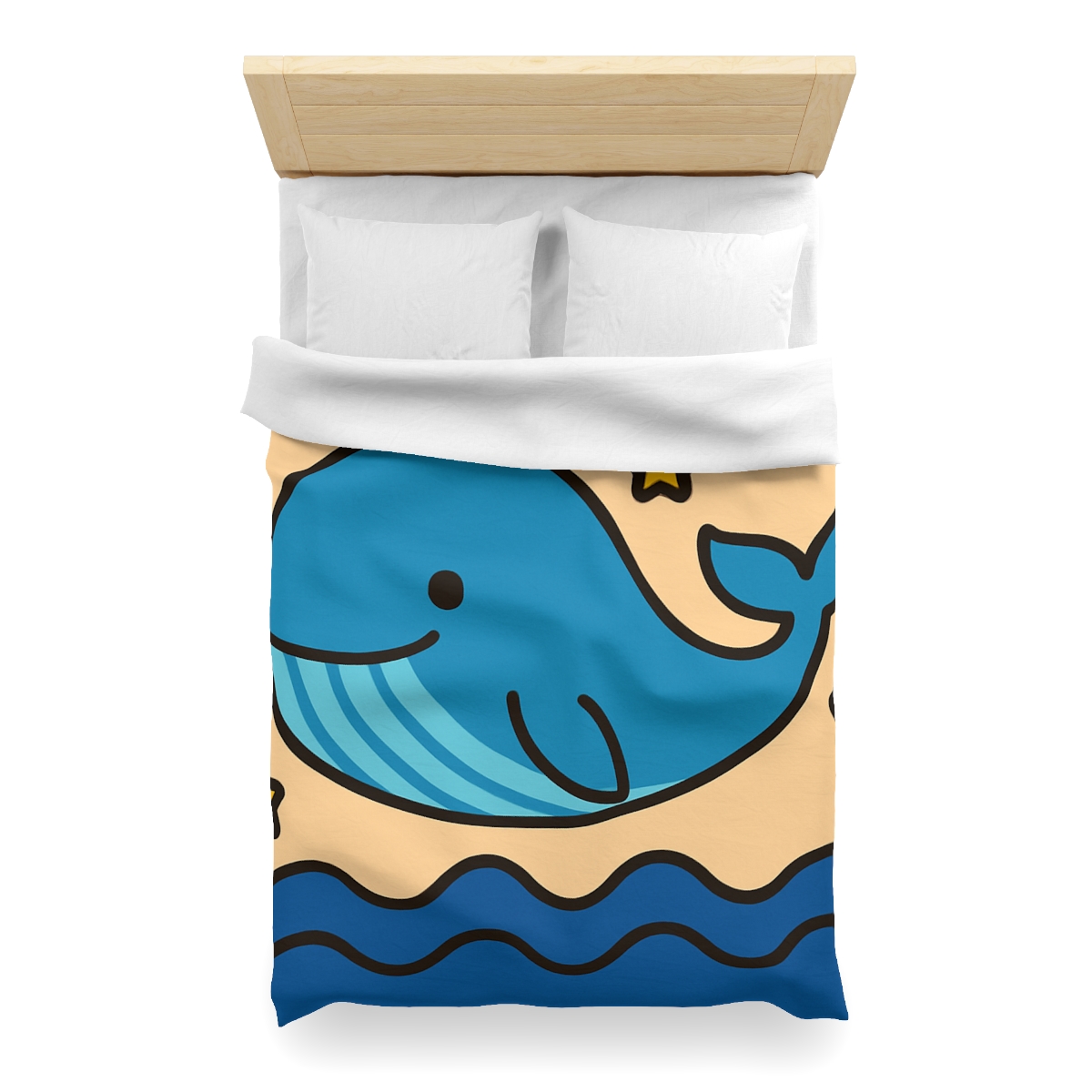 Starlight Whale Voyage custom duvets