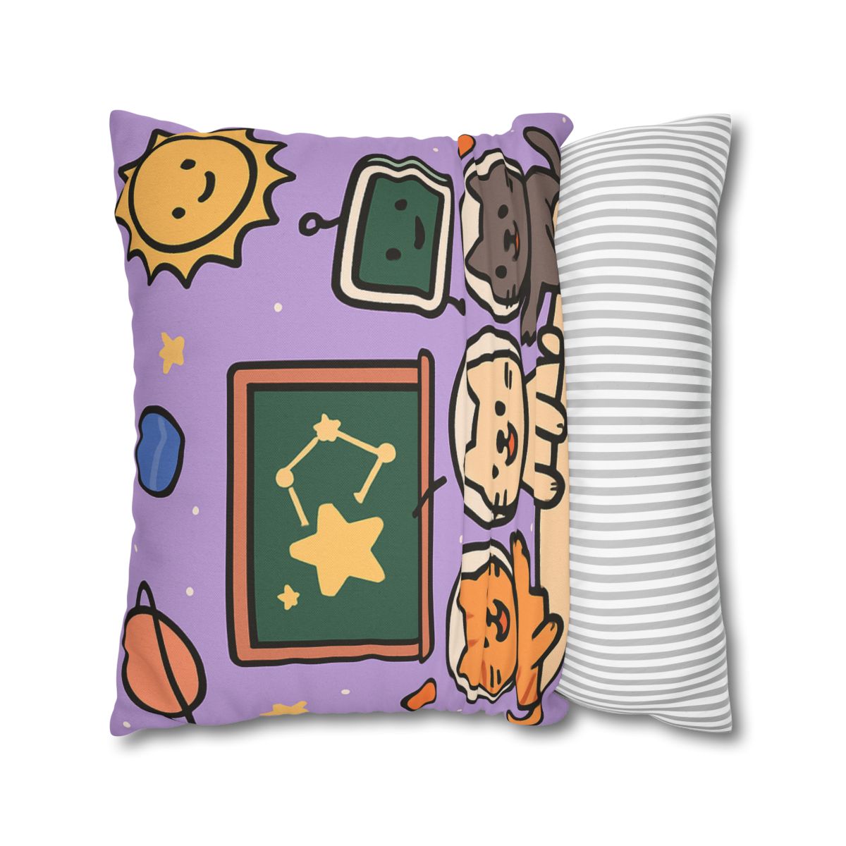 Space School Astronaut Cats comfortable bedding pillow covers