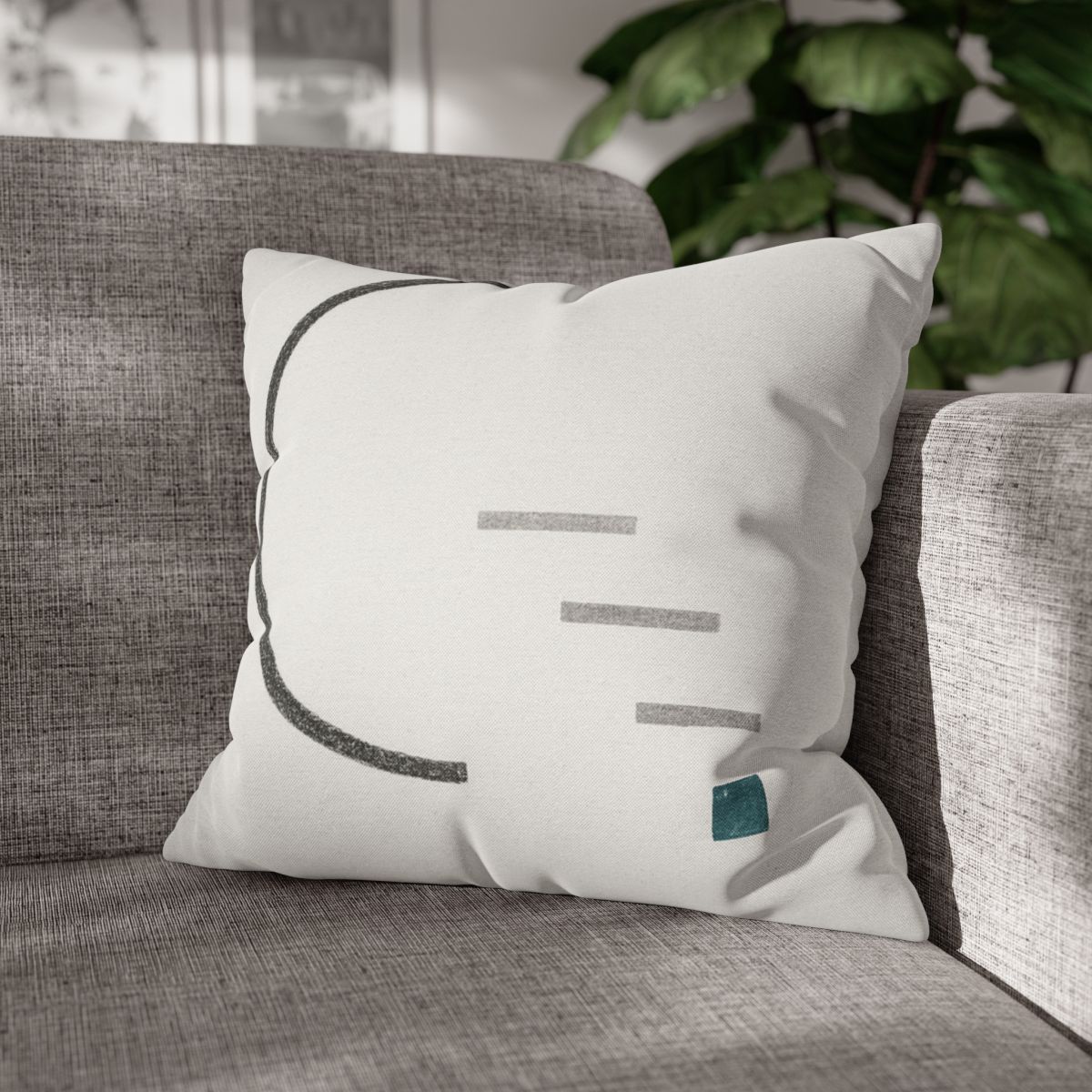 Split Ring And Stepped Line personalized pillow covers