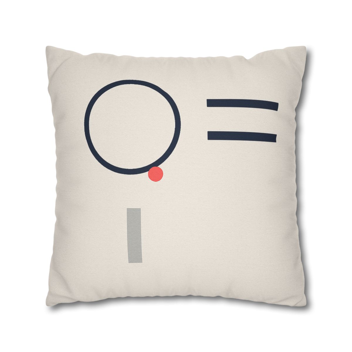Quiet Orbit With Offset Bars designer print pillow cases