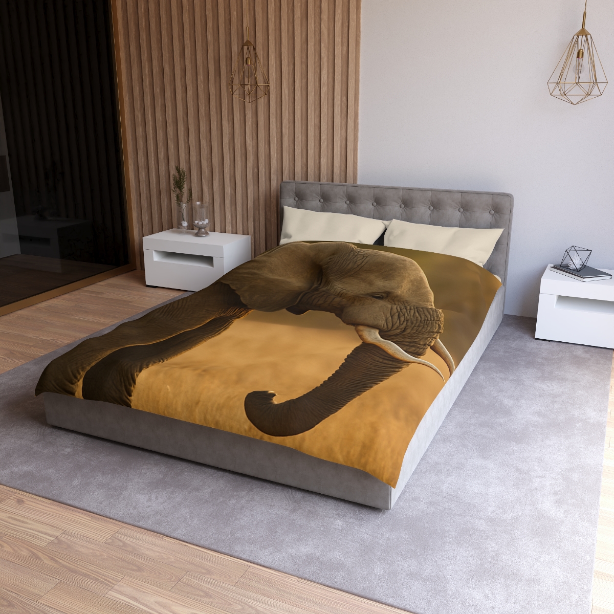 Sentinel Trunk Elephant personalized bedding duvets