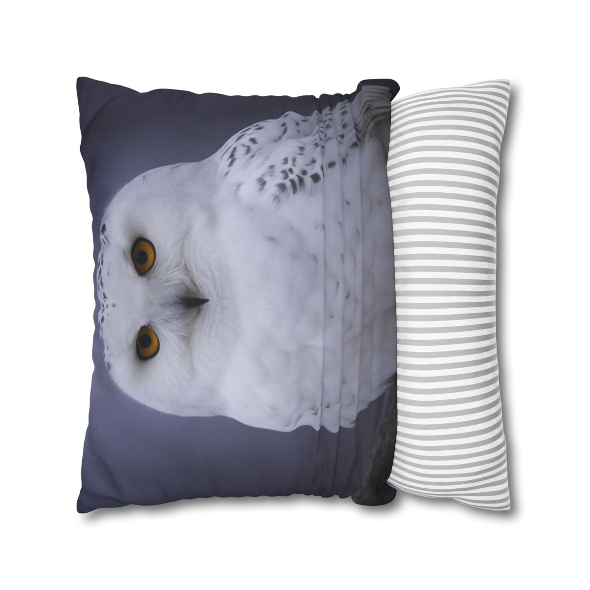 Twilight Watcher Snowy Owl comfortable bedding pillow covers