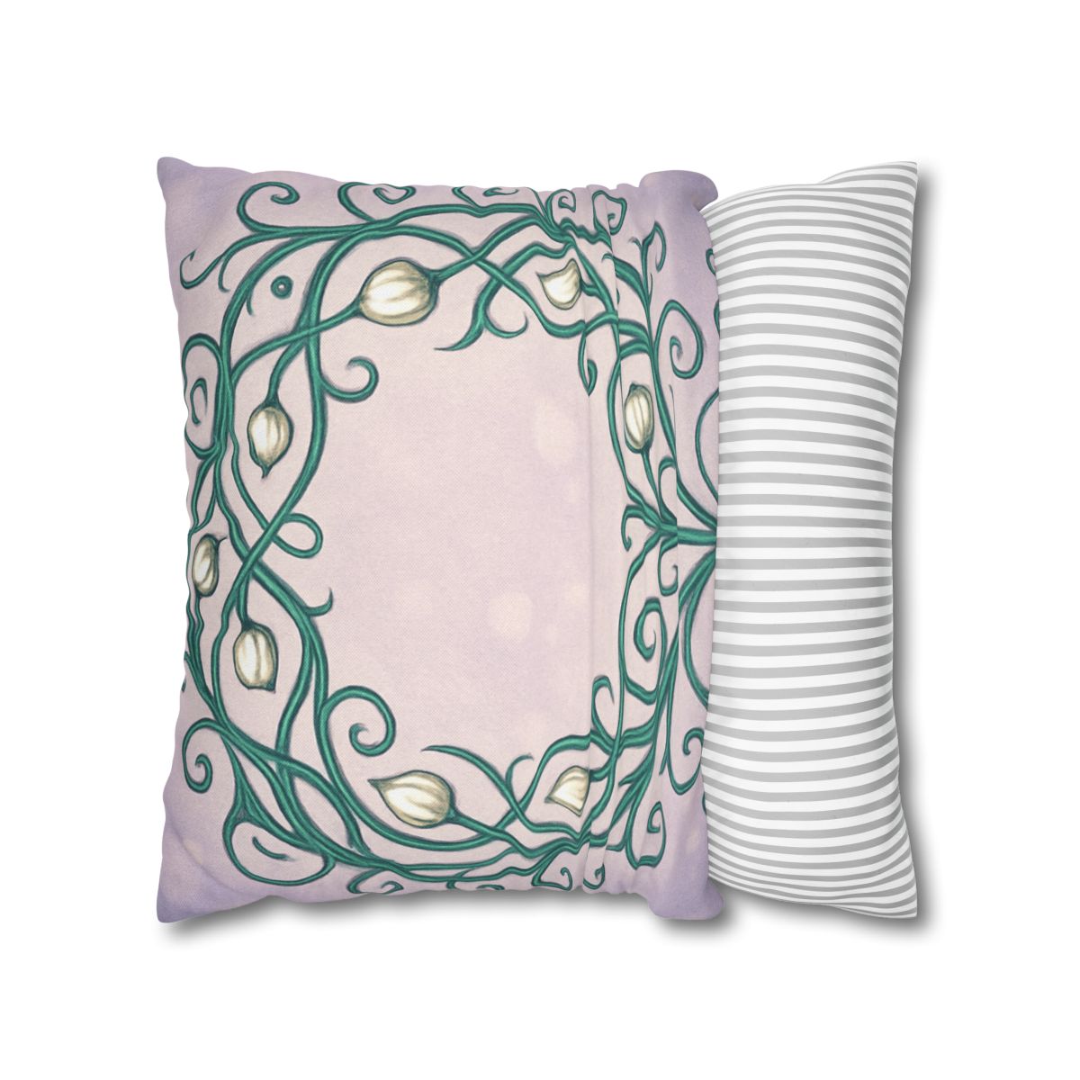 Vine Lattice Halo designer print pillow cases