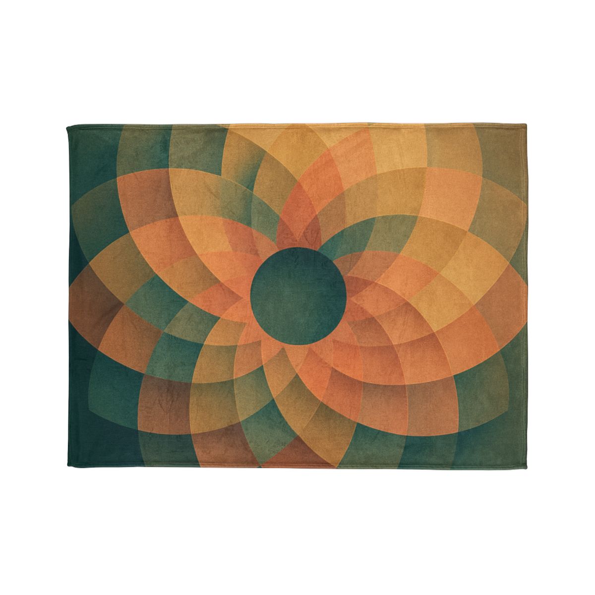 Petal Clockwork Overlay personalized cozy blankets
