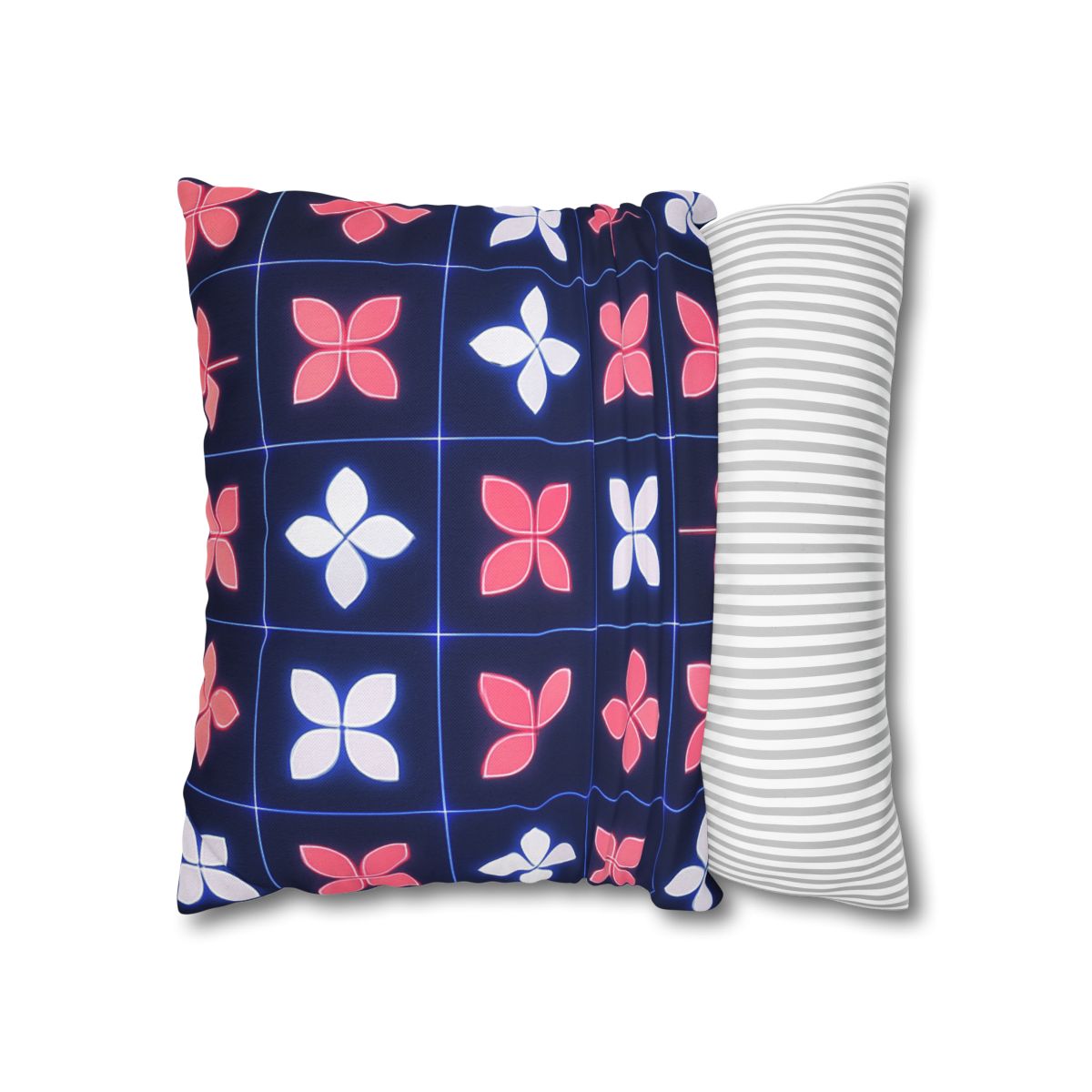 Quantum Blossom Grid custom pillow cases