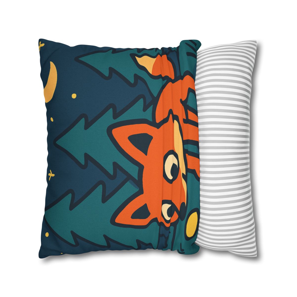 Starlight Forest Fox designer print pillow cases