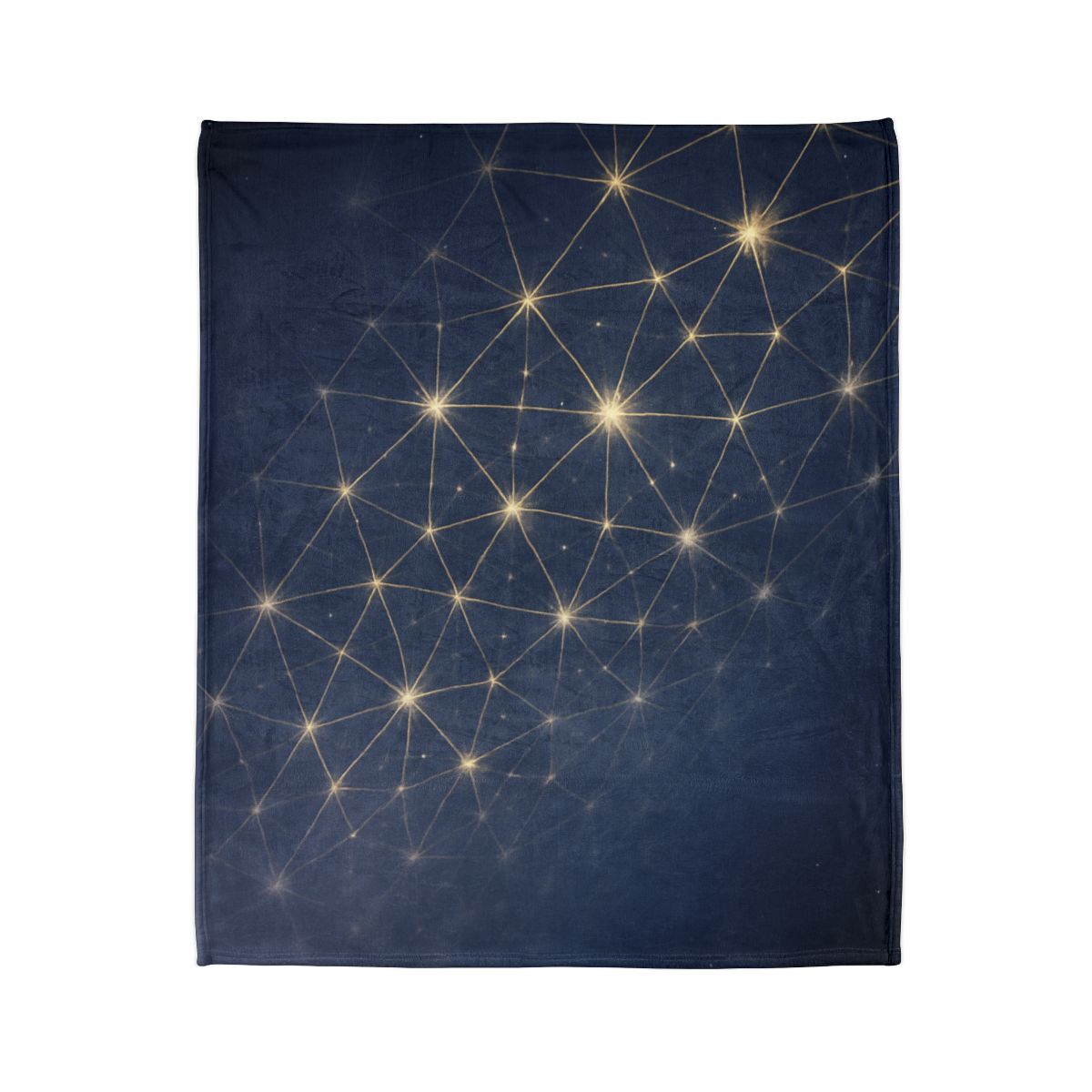 Stellar Lattice Bloom personalized cozy blankets
