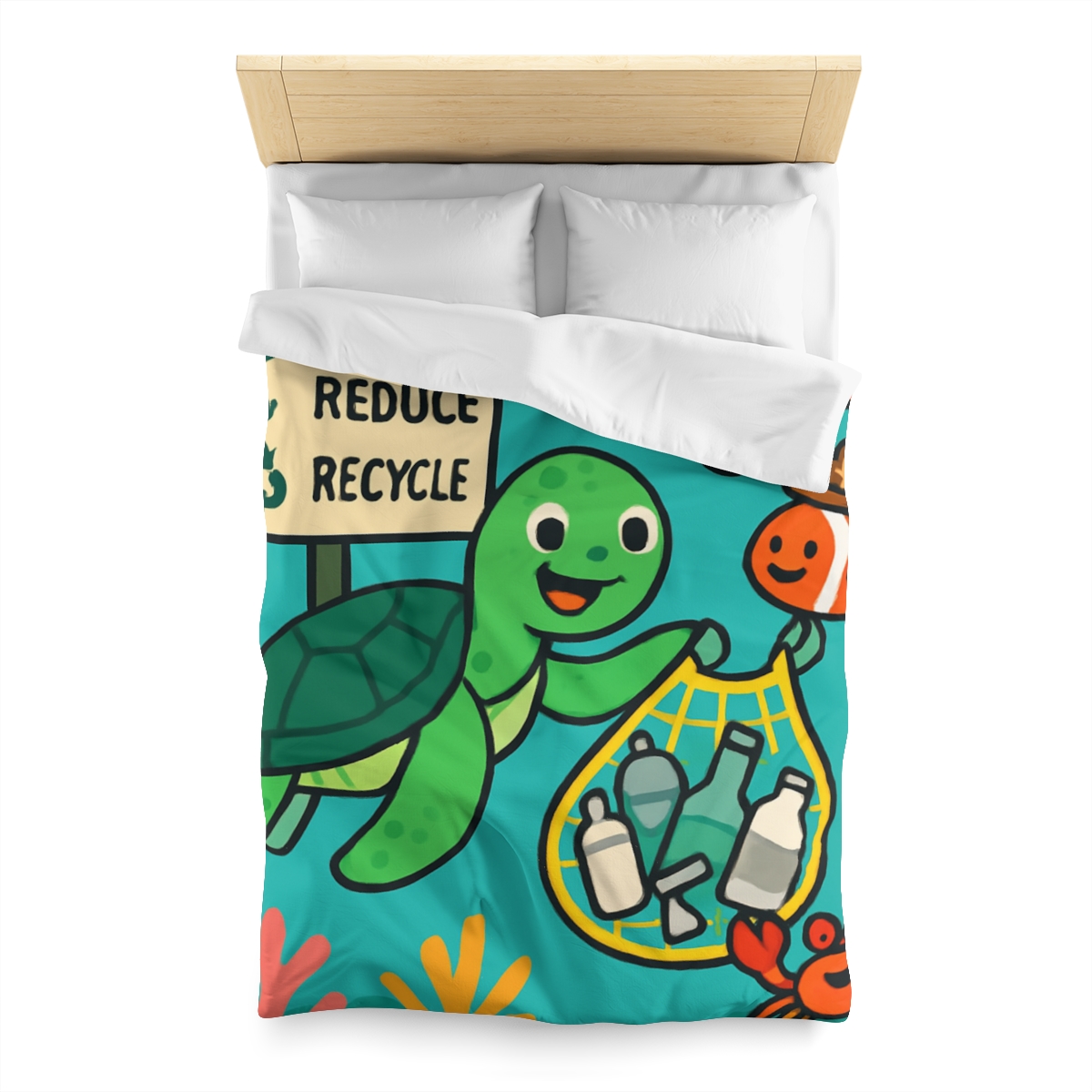 Coral Reef Recycling Rangers custom duvets