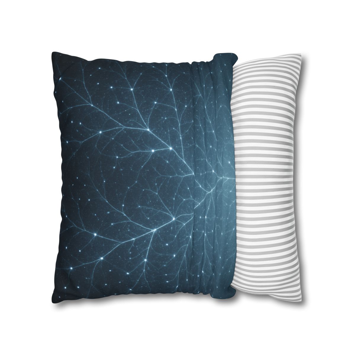 Starlit Fractal Canopy soft cotton pillow cases