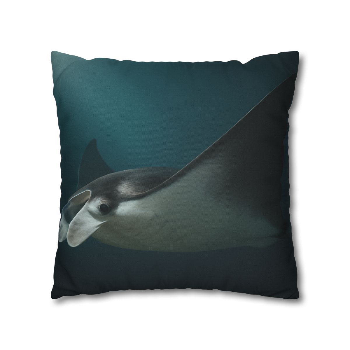 Starlit Glide Manta Ray unique gift pillow cases