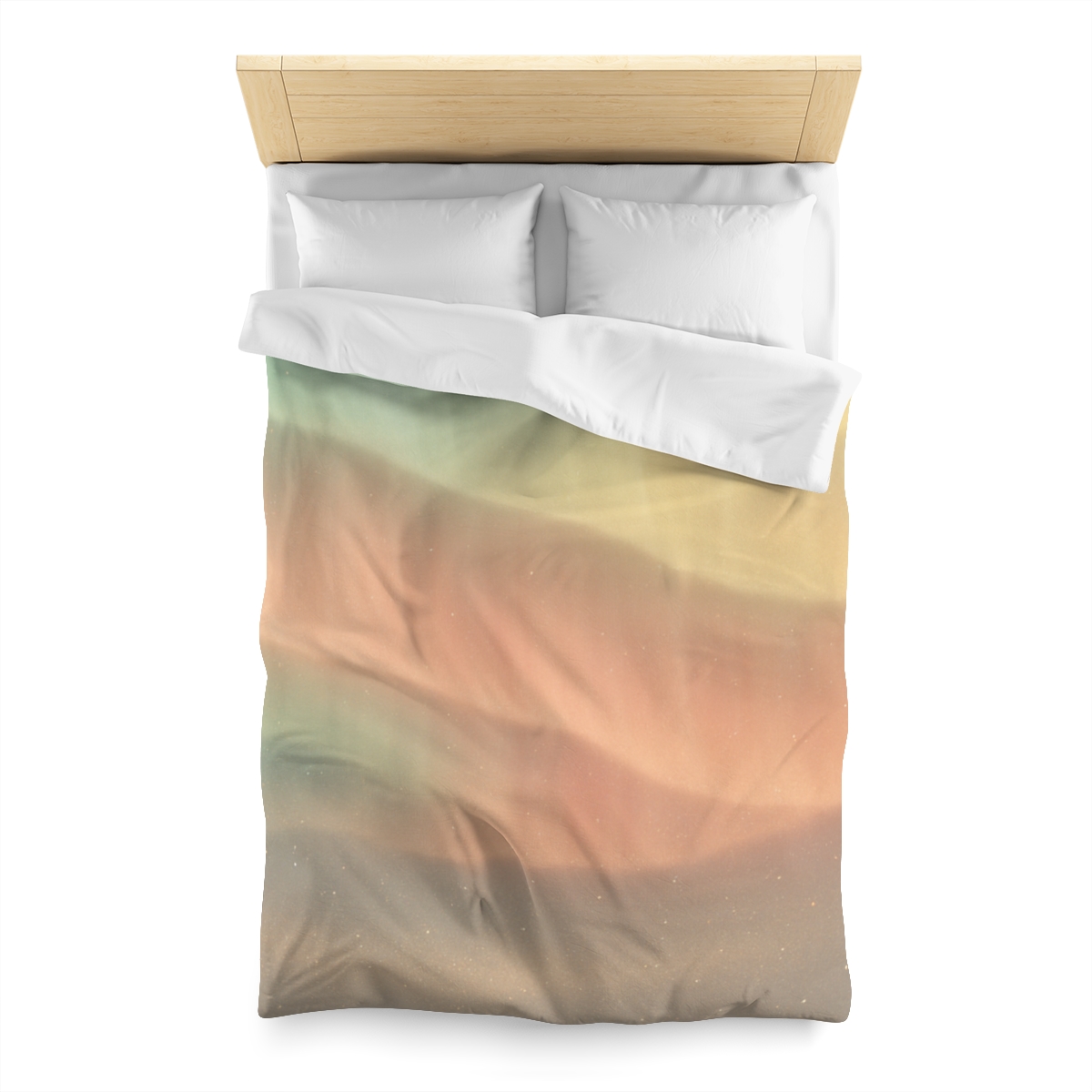 Auroral Dust Gradient designer printed duvets