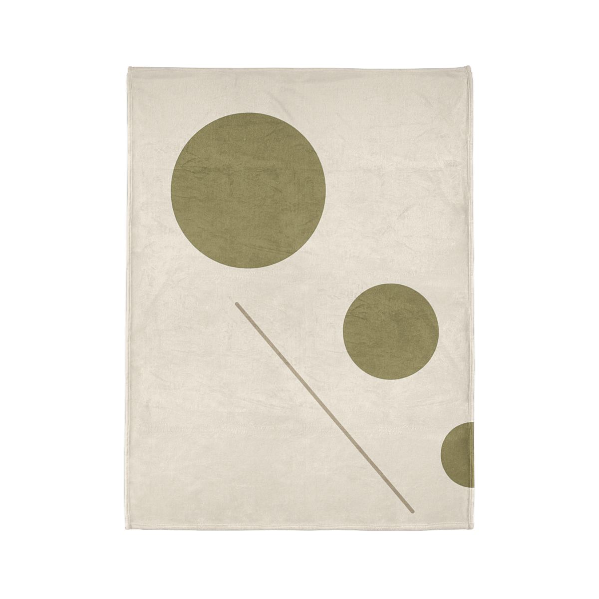 Triad Of Circles With Open Line trendy patterned blankets