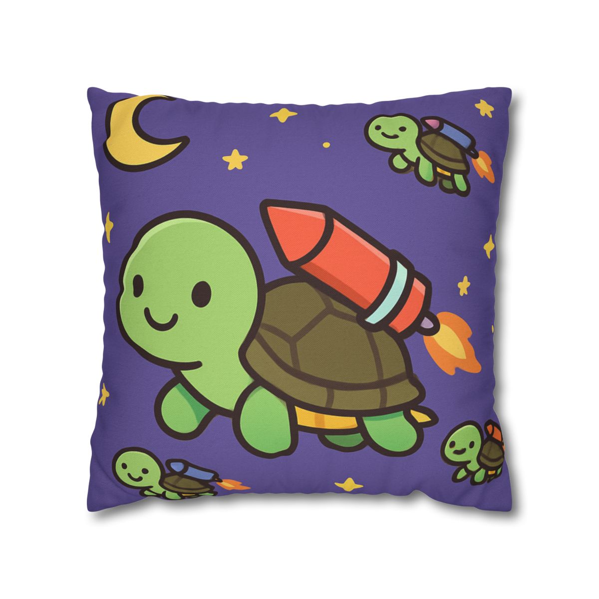 Rocket Powered Turtle Parade custom pillow cases