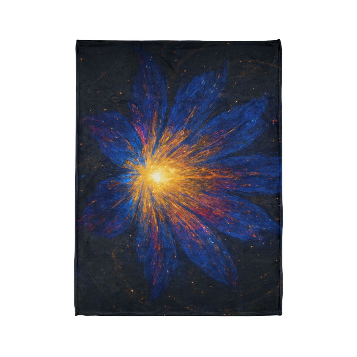 Prismatic Starforge Bloom designer printed blankets