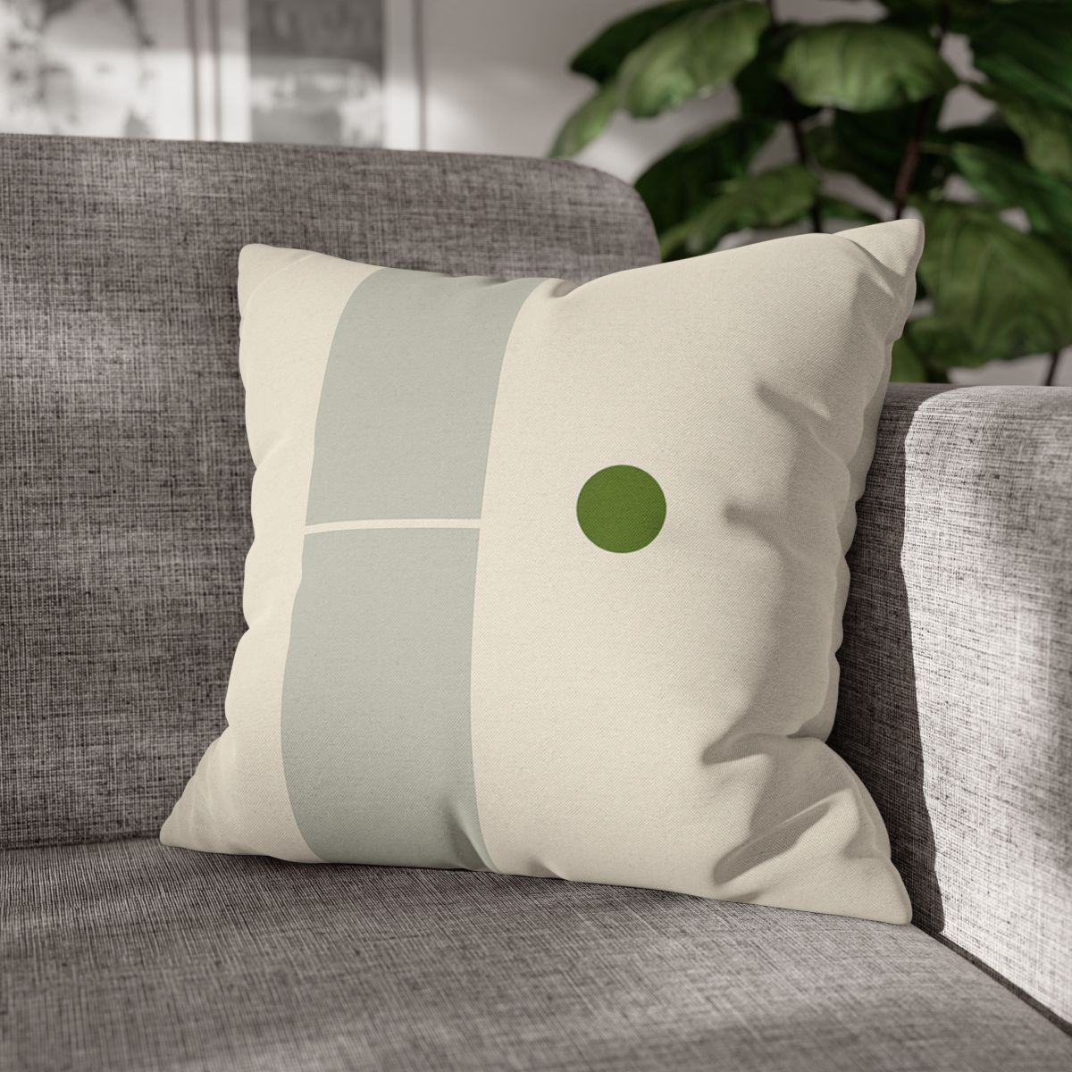 Split Column With Floating Dot soft cotton pillow cases