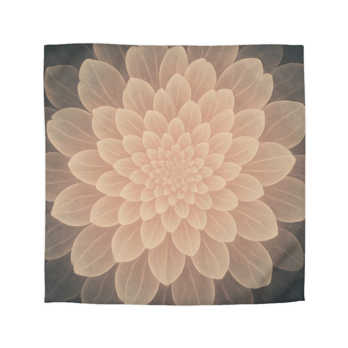 Petal Halo Fractals warm winter duvets