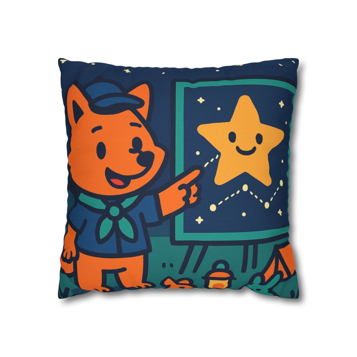 Stargazing Fox Scouts unique gift pillow cases