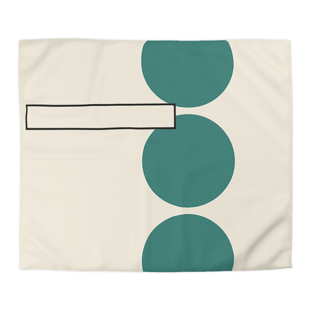 Staggered Circle Trio With Offset Bar warm winter duvets