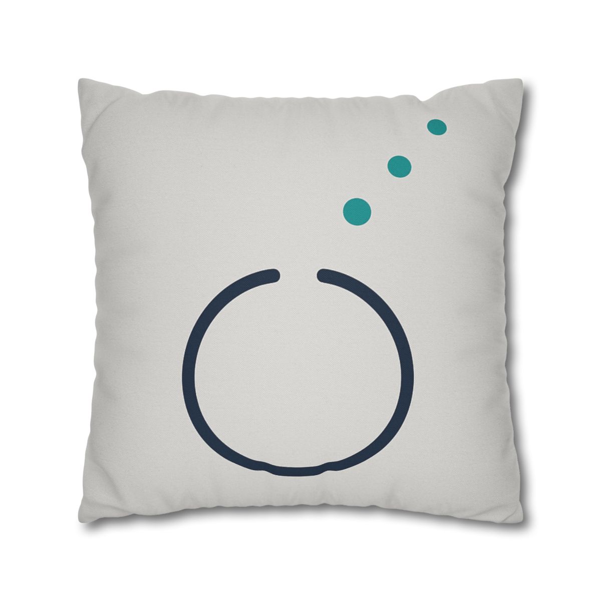Split Ring And Ascending Dots stylish decorative pillowcases