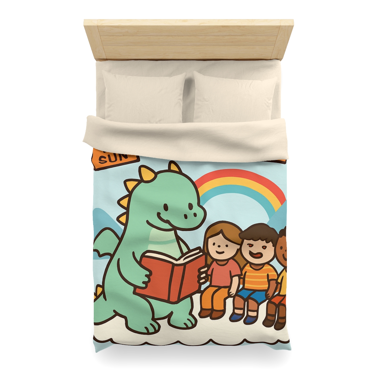 Dragon Library In The Cloud Valley unique patterned duvets