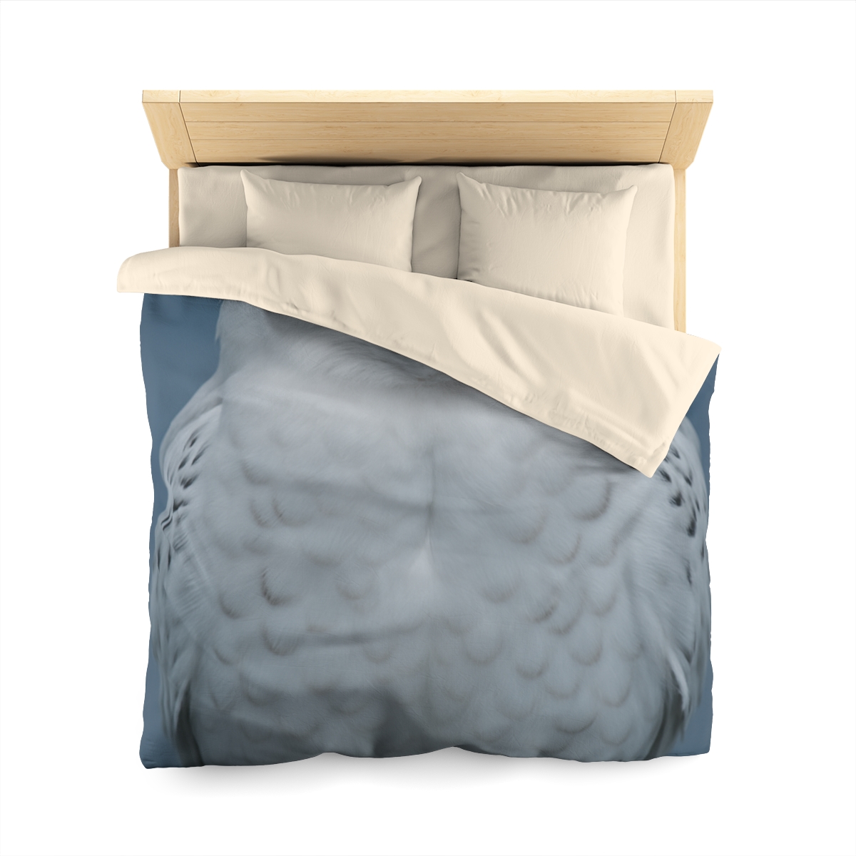 Midnight Watch Snowy Owl designer printed duvets