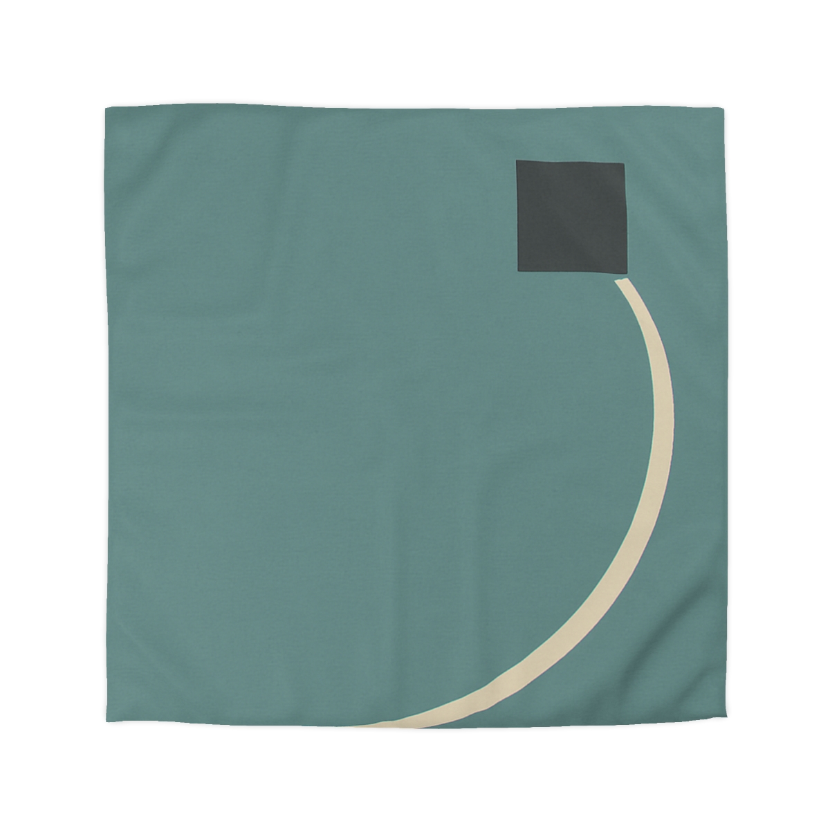 Negative Space Corner Arc duvets for gifts