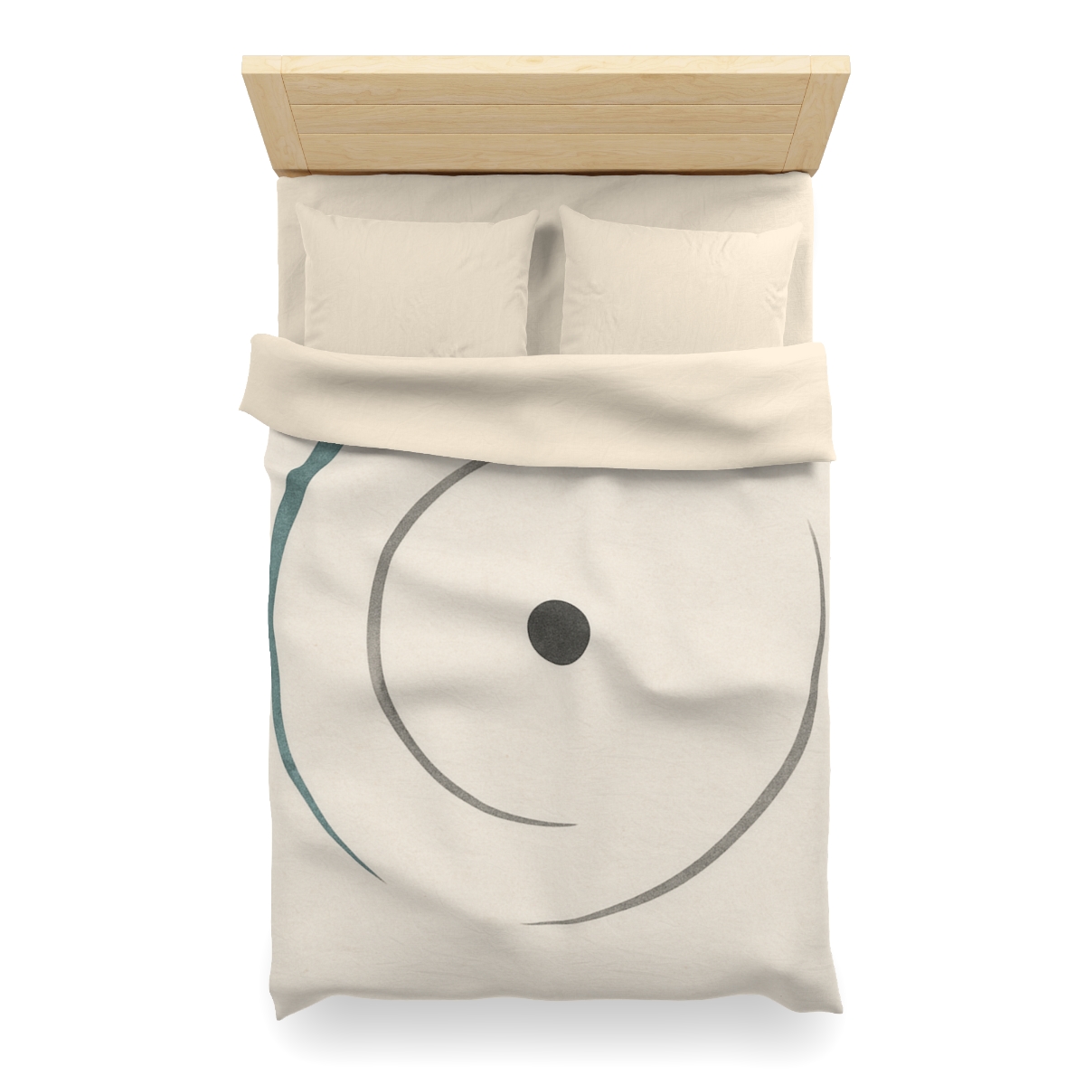 Twin Arcs And Centered Dot unique patterned duvets