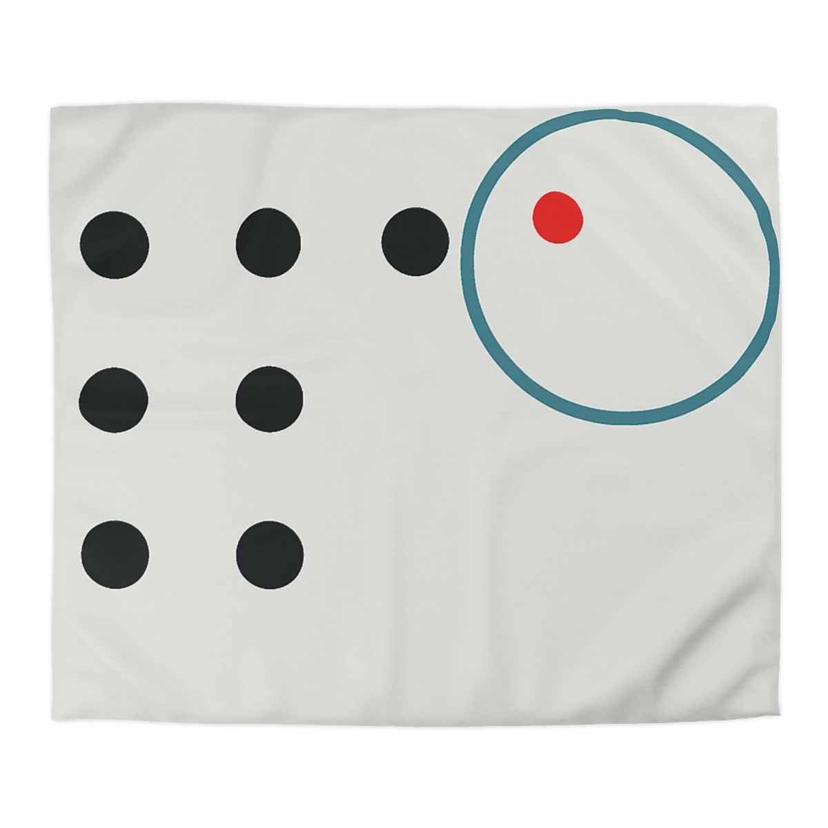 Broken Grid With One Orbit Ring designer printed duvets