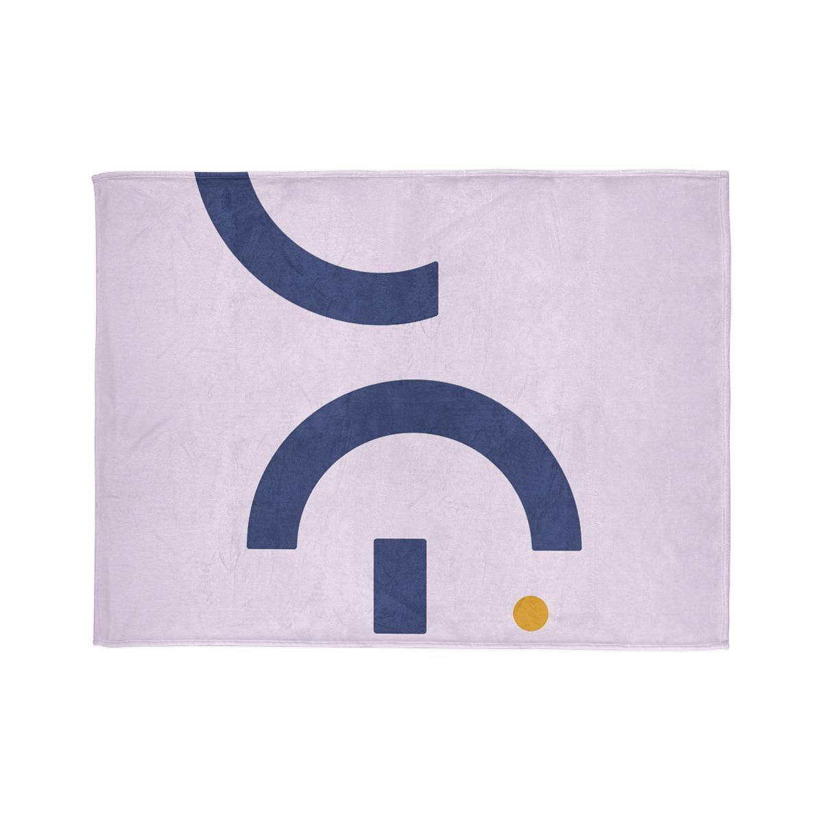 Staggered Arcs With Resting Block stylish throw blankets