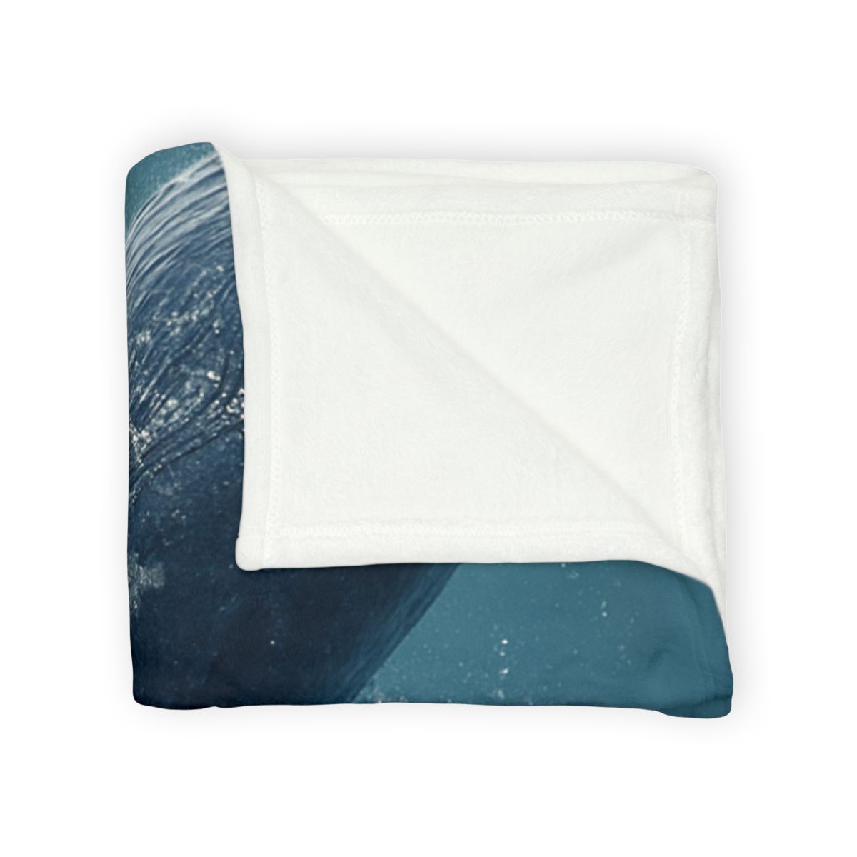 Ocean Song Humpback Whale personalized cozy blankets