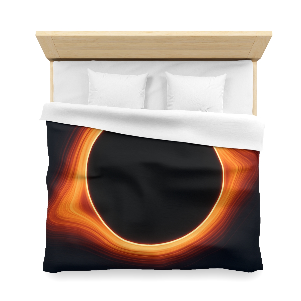Black Hole Silhouette unique patterned duvets