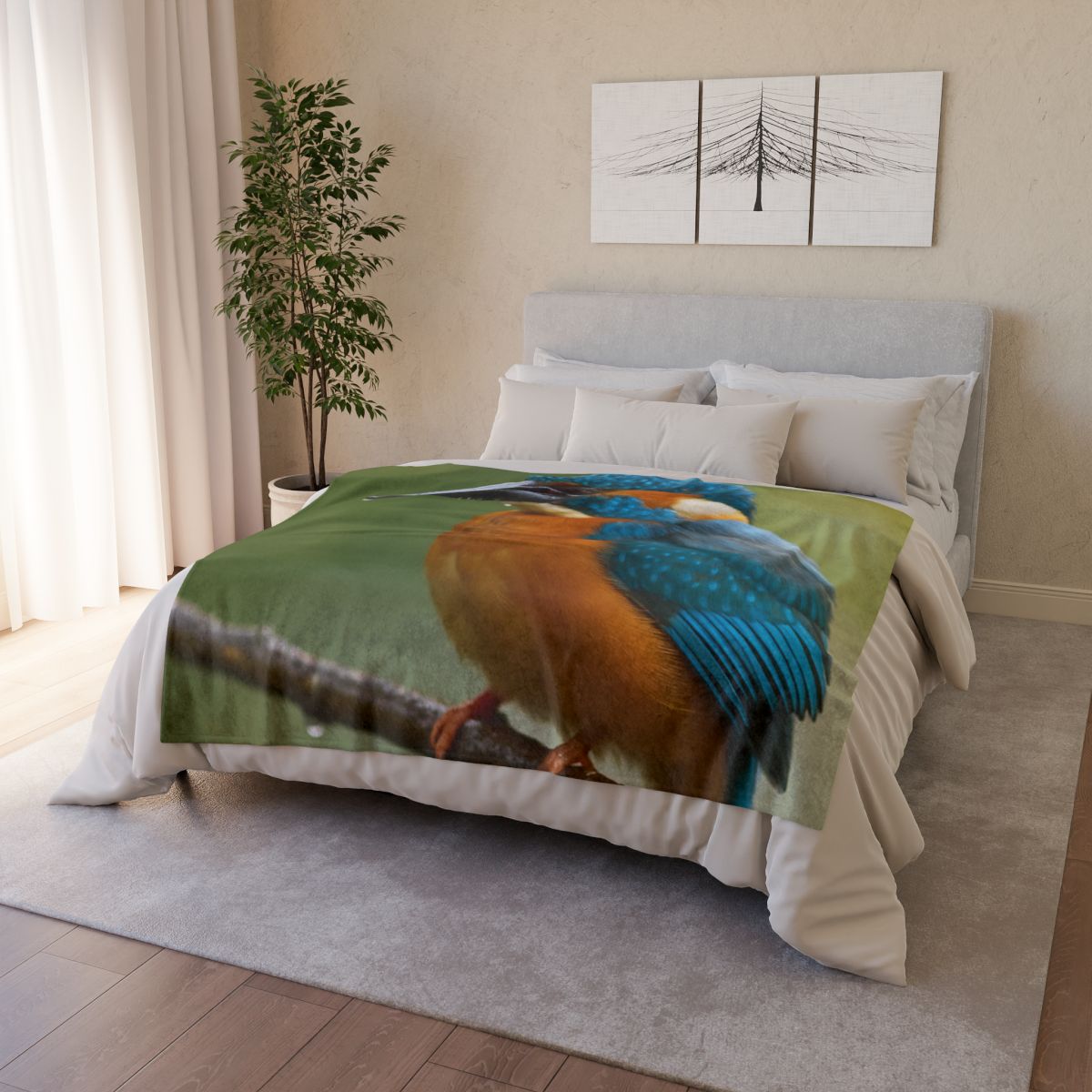 Aqua Bolt Kingfisher warm winter blankets