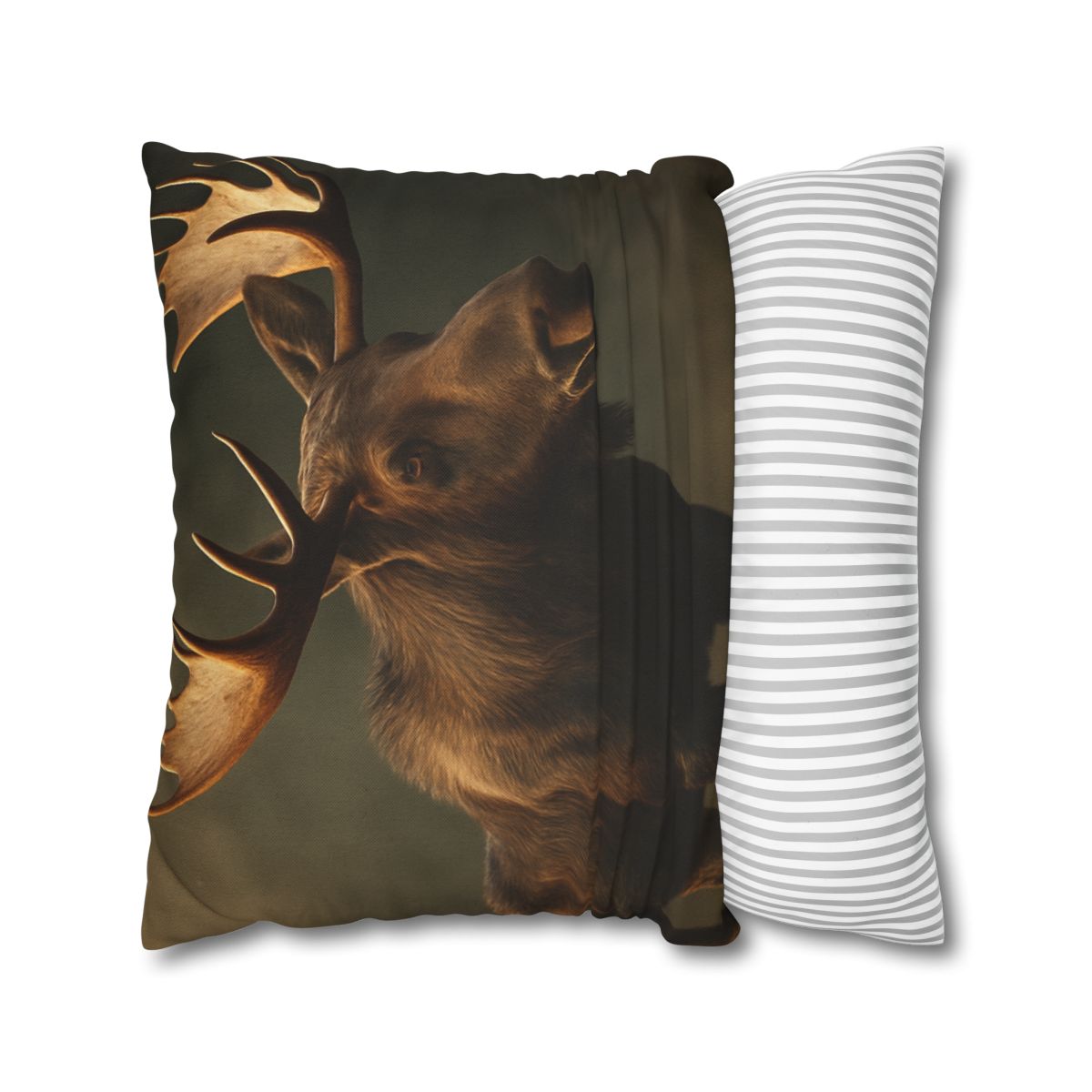 Starlit Crown Moose designer print pillow cases