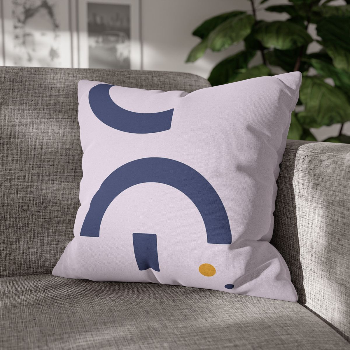 Staggered Arcs With Resting Block trendy patterned pillow cases