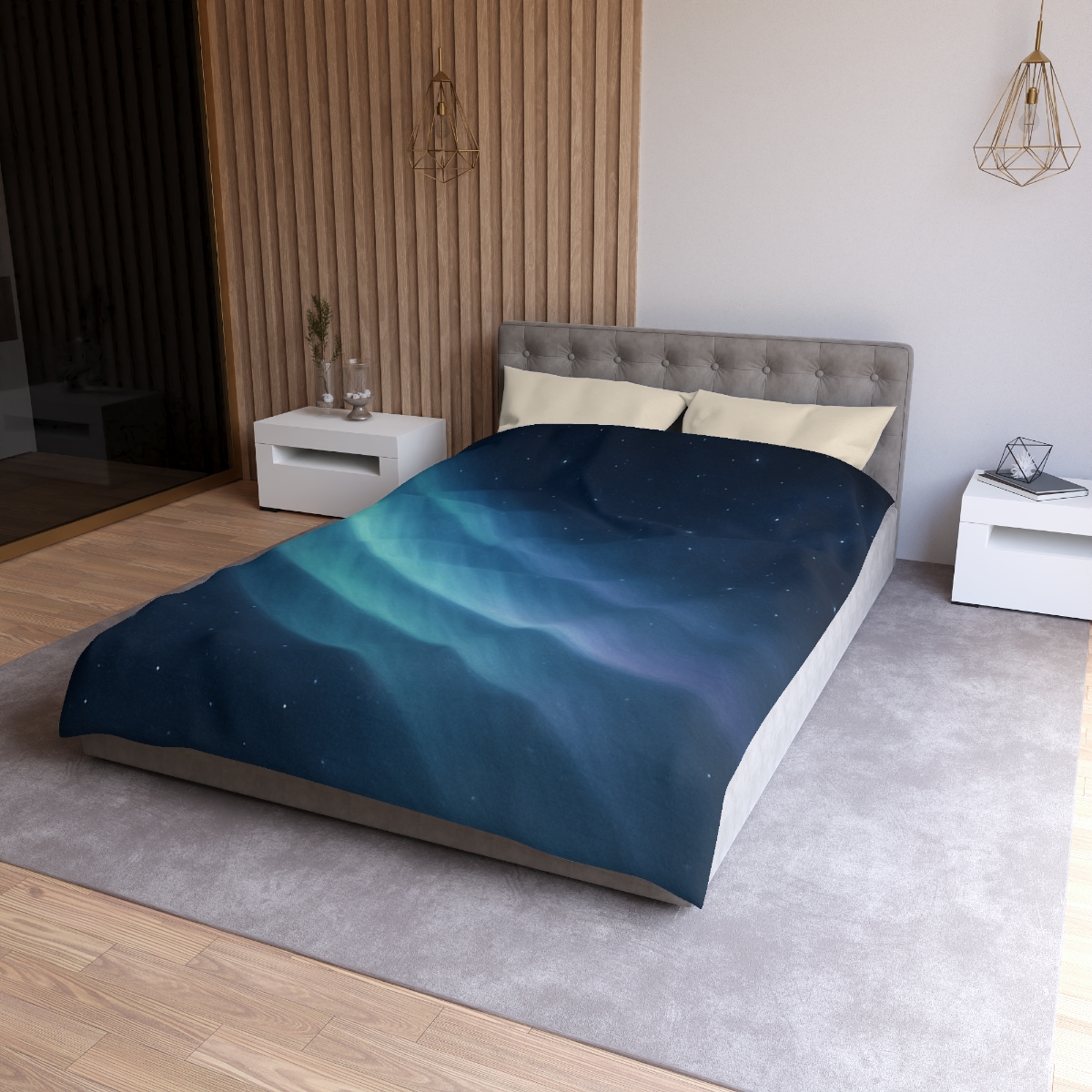 Aurora Veil Starstream custom duvets