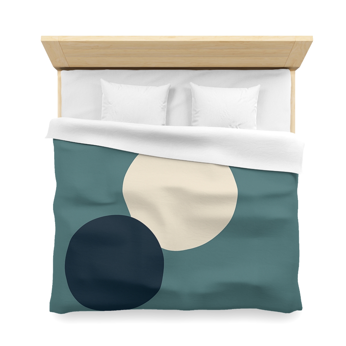 Staggered Trio Of Circles Harmony custom duvets