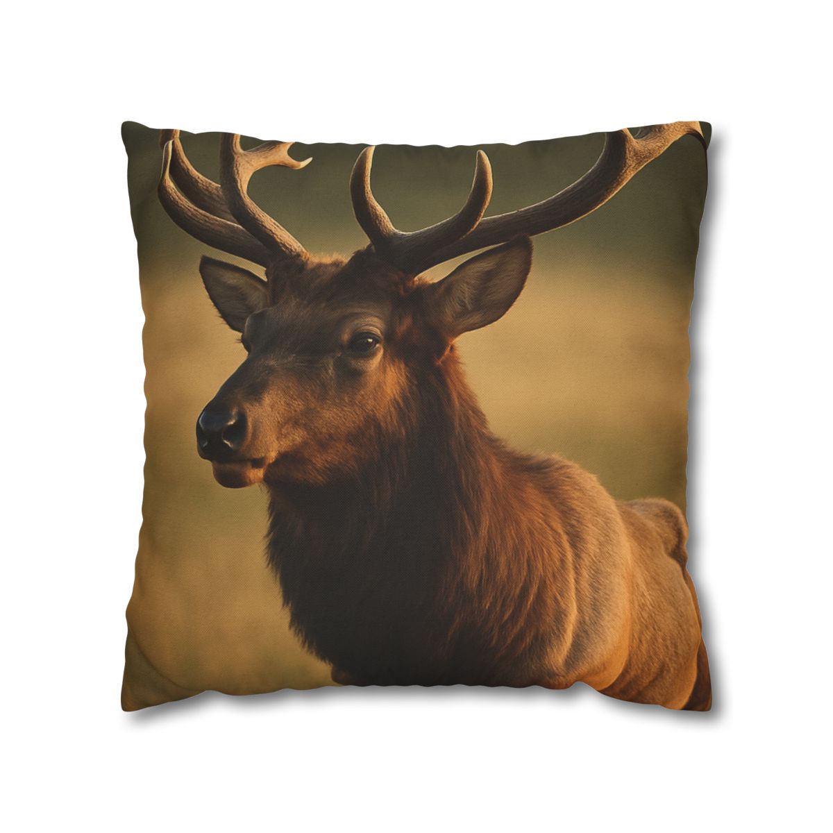 Antler Crown Mountain Elk soft cotton pillow cases